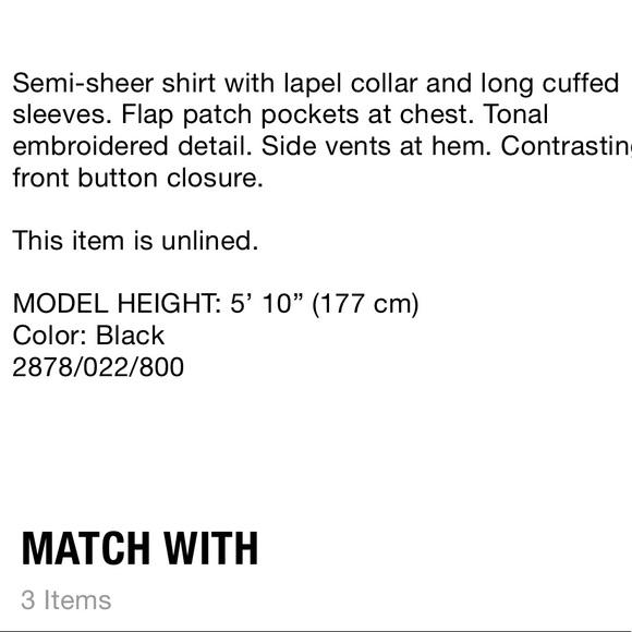 Zara embroidered organza shirt - Picture 14 of 16